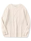 Sweaters for Women Oversized Cable Knit Fall Long Sleeve Crewneck Casual Pullover Sweater Tops 2025 Winter Outfits