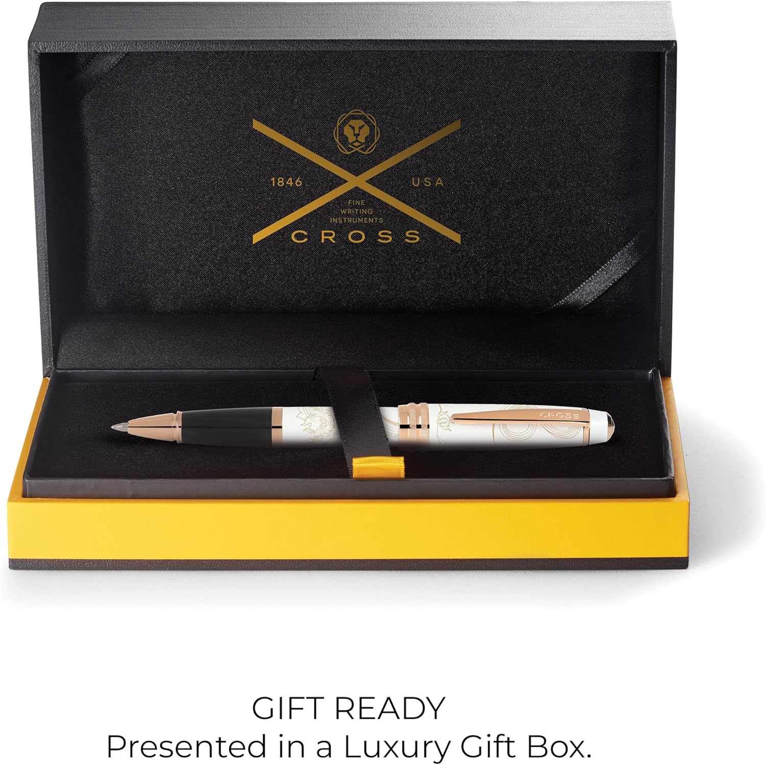 Cross Bailey Year of the Dragon Rollerball Pen - Refillable Pen for Smooth Writing - Well-Balanced, Distinctive Design - Easy Handling - Comfortable Grip - Gift-Ready Black Ink
