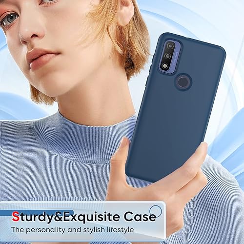Miniatura 7 de LeYi Funda para Motorola G Pure Funda para teléfono Moto Pure G con 2 unidades Protector de pantalla de vidrio templado y protector de lente de