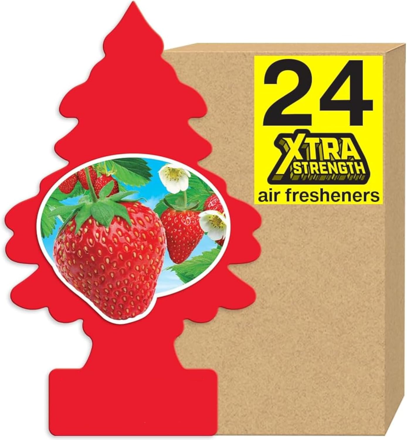 LITTLE TREES Air Fresheners Car Air Freshener. Xtra Strength Provides LongLasting Scent for