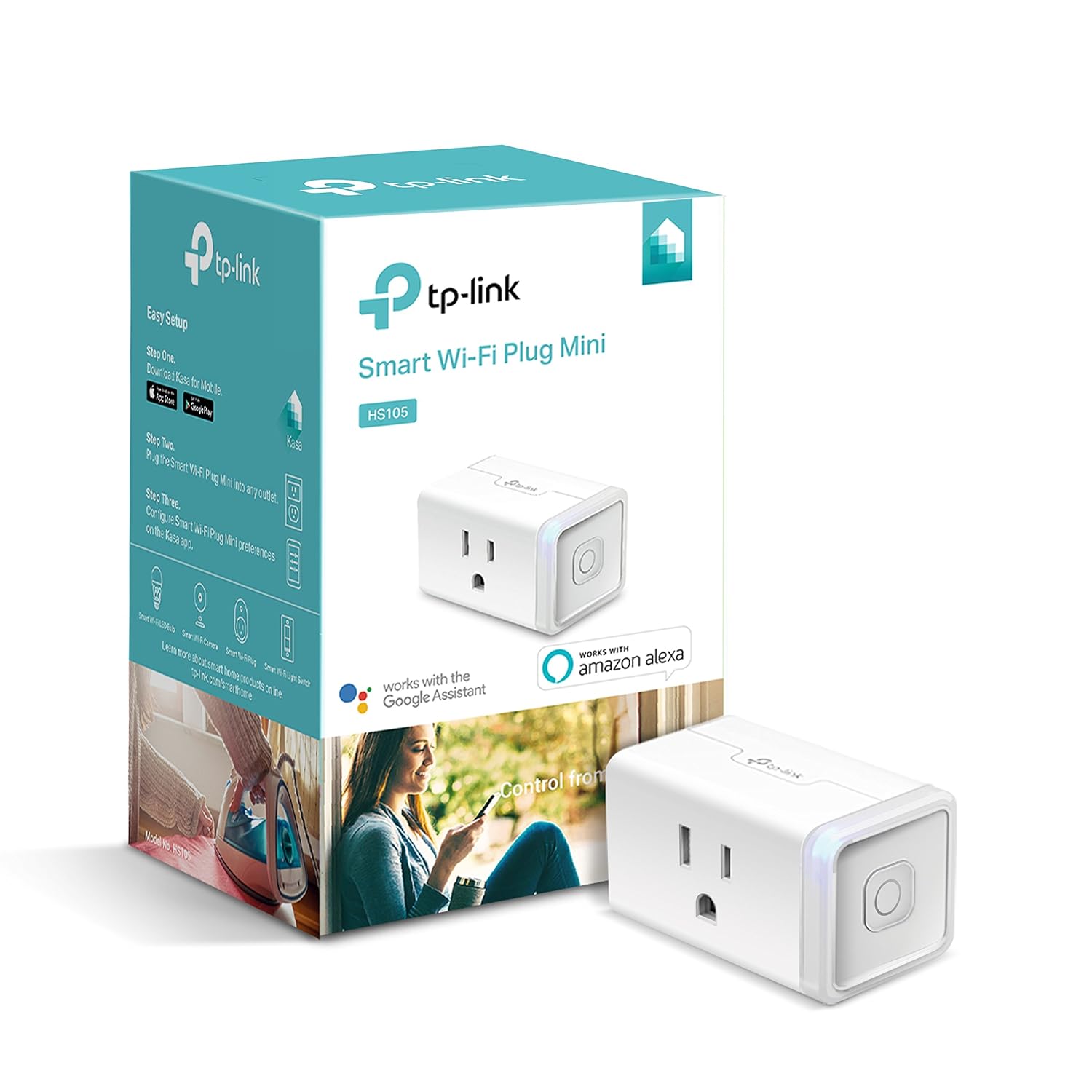 Kasa Smart Plug Classic 15A Smart Home Wi-Fi Outlet Works with Alexa Google Home No Hub Required UL