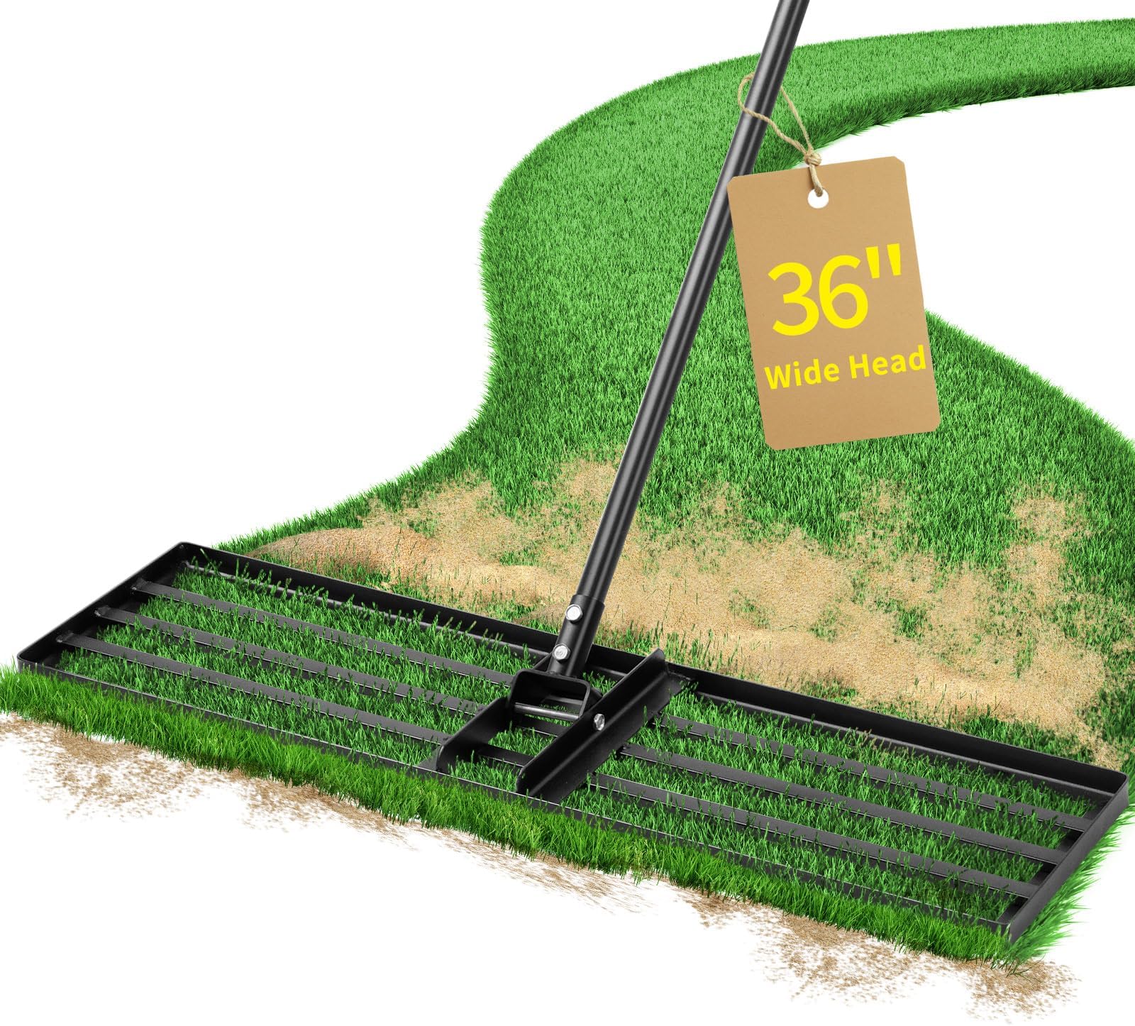 Jardineer Lawn Leveling Rake