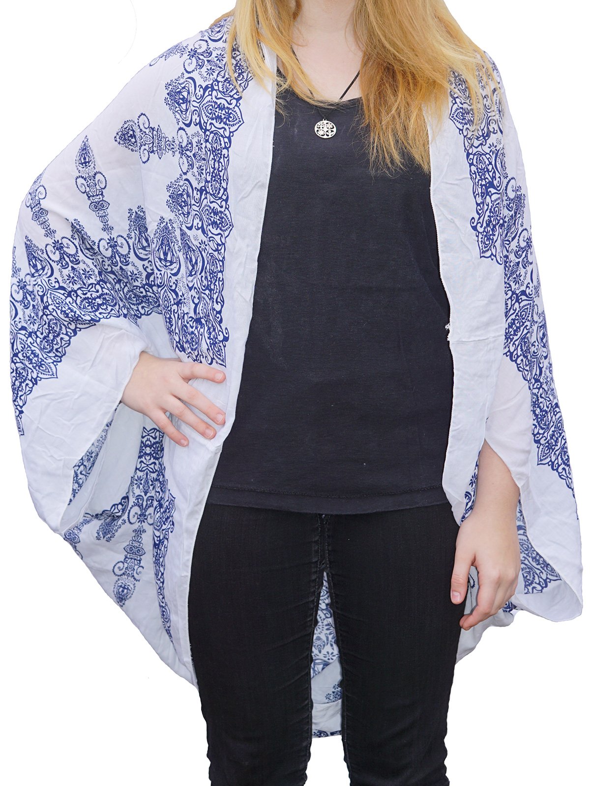 Soft Random Sleeves Beach Kimono bikini cover up Size XS-L