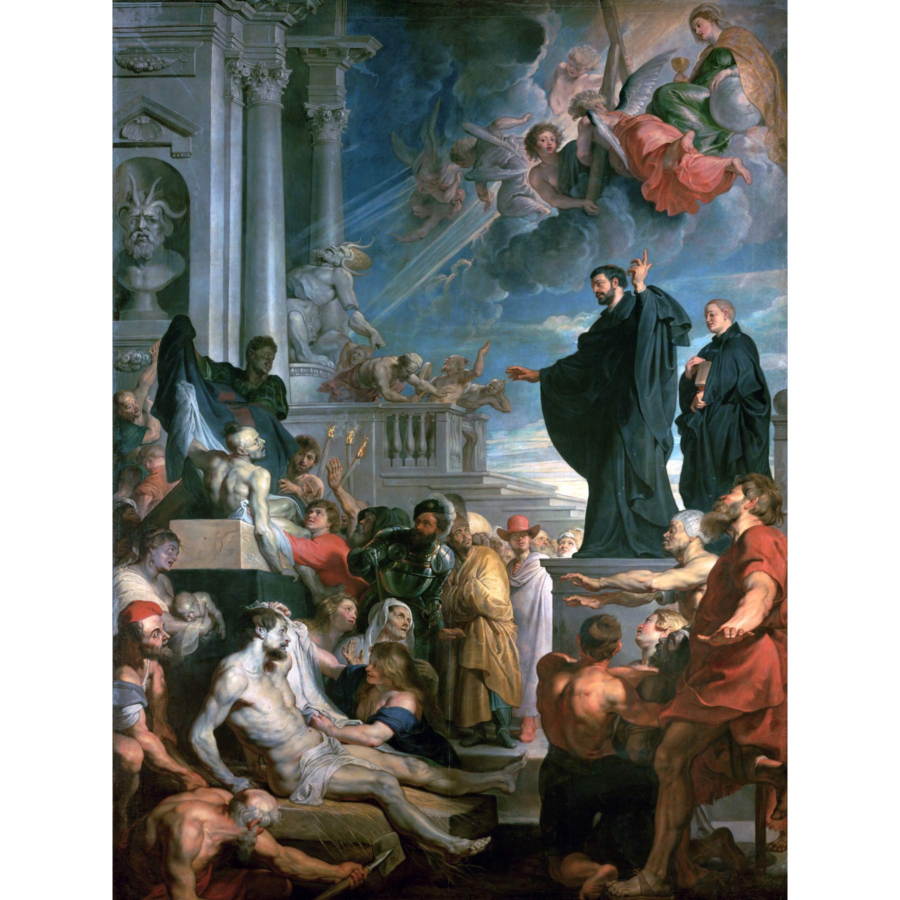 Rubens The Miracles Of St Francis Xavier Large Art Print Poster Wall Decor Premium Mural