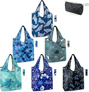 BeeGreen Sea Turtle Lovers Gifts for Women Ocean Animals Reusable Grocer...