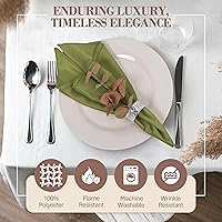 Vista 349 de Ultimate Textile -1 docena - Reversible Shantung Satin - Majestic - Servilletas de tela Majestic de 17 x 17 pulgadas color azul pizarra