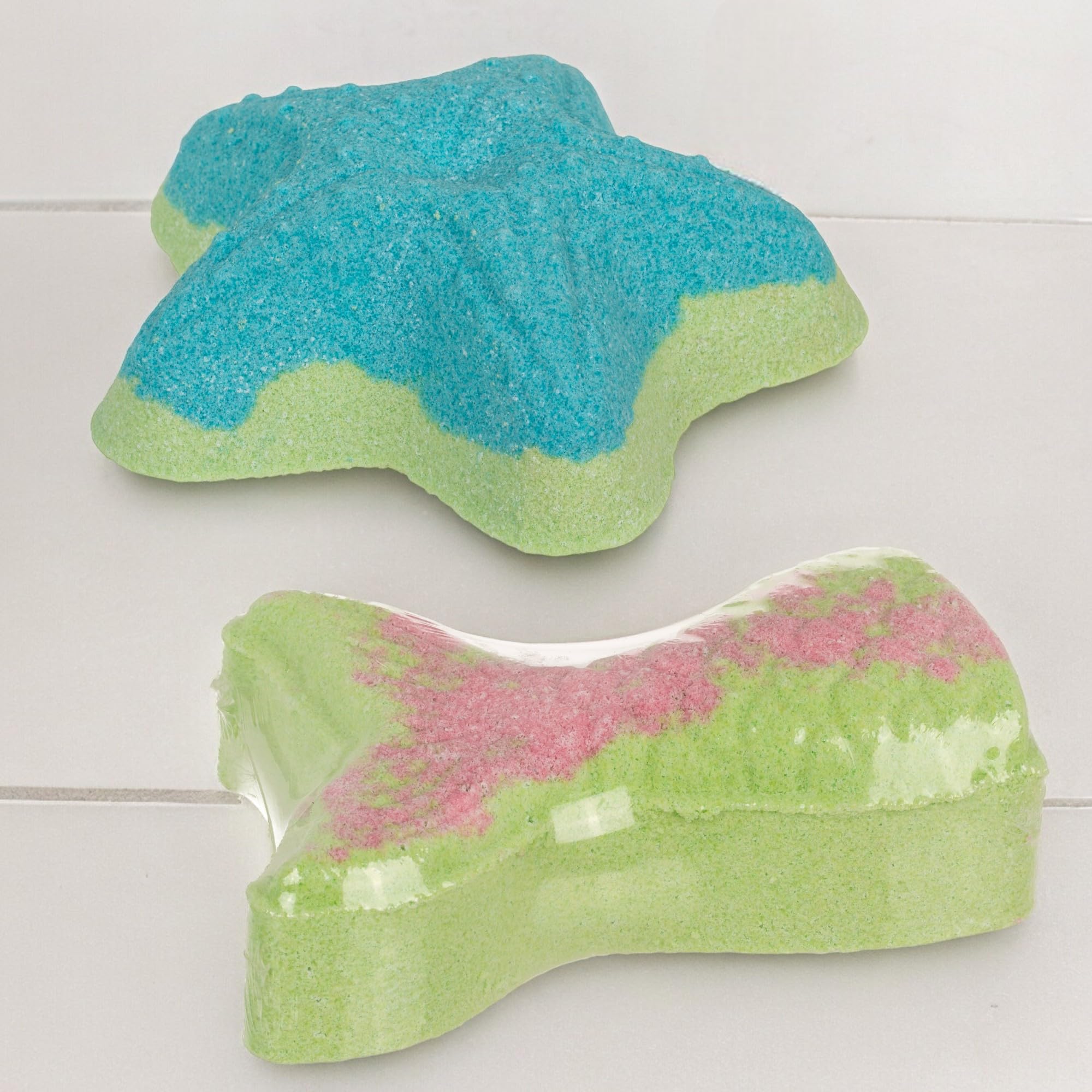 MIJOMA | Bombas de baño burbujeantes 'Mundo Marino' - Juego de 12 bombas de espuma de lujo en diseño marino exclusivo | Mima a ti y a tu piel"
