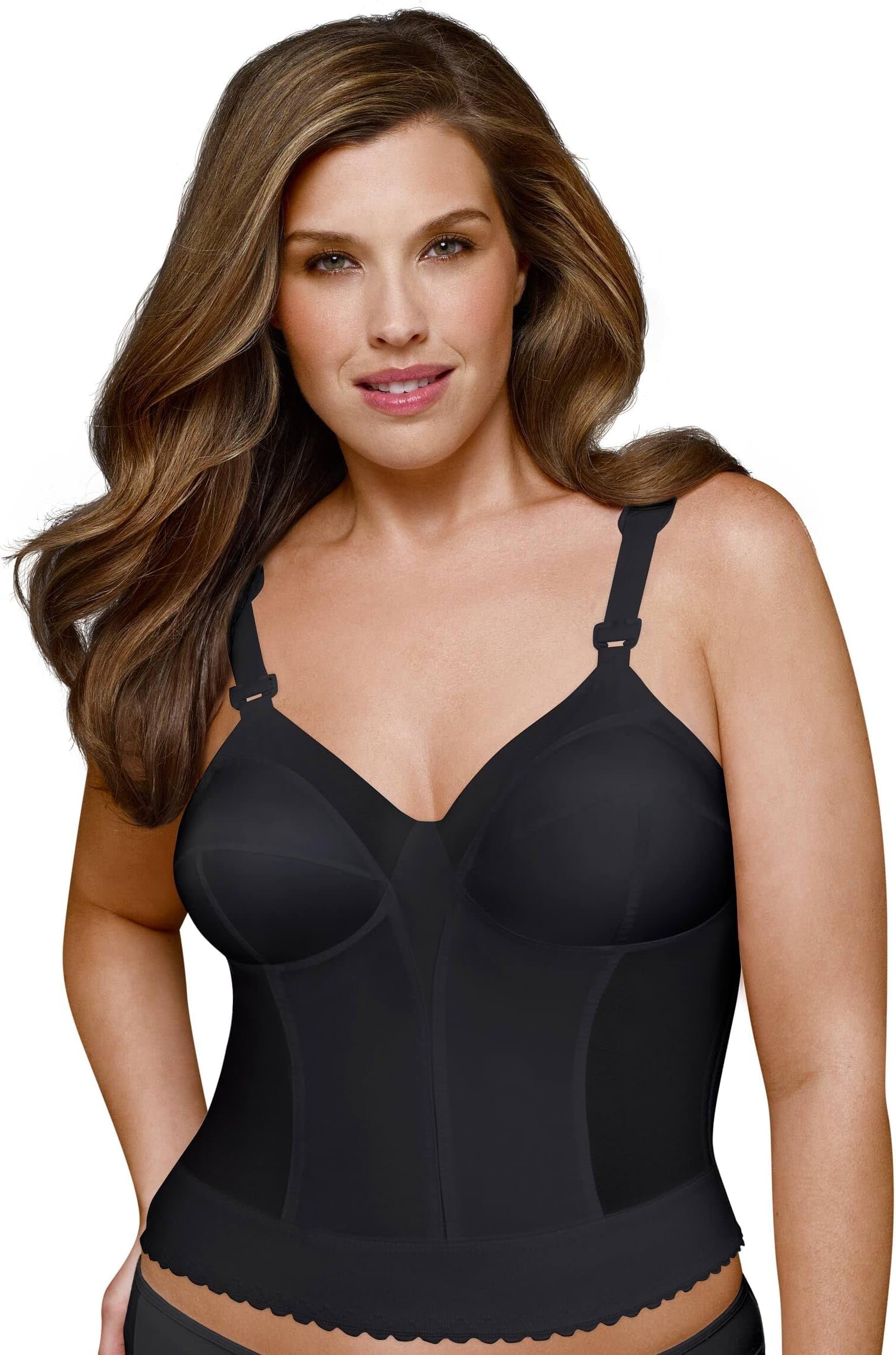 EXQUISITE FORMwomens Exquisite Form Women's Back Close Longline Bra #5107532 Bra (pack of 1)
