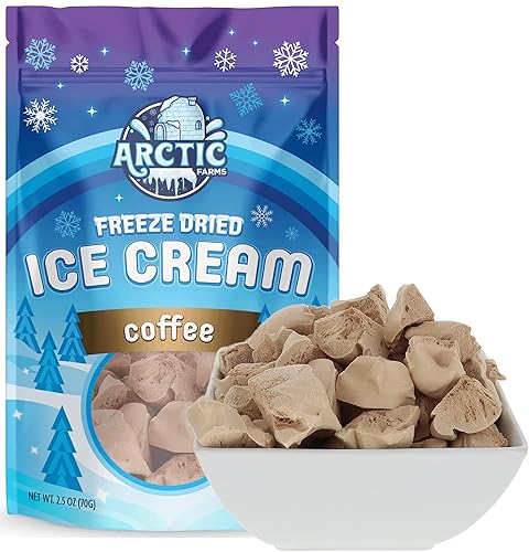 Miniatura 140 de Arctic Farms Brocas de helado liofilizadas empaquetadas y en caja, no se derrite (mezcla napolitana, 2.5 onzas)