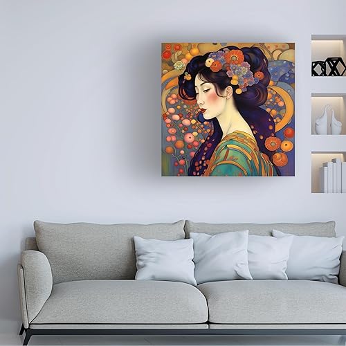 Miniatura 2 de Trademark Fine Art Tina Lavoie Art Nouveau Beauty XX, arte de pared para sala de estar, dormitorio u oficina