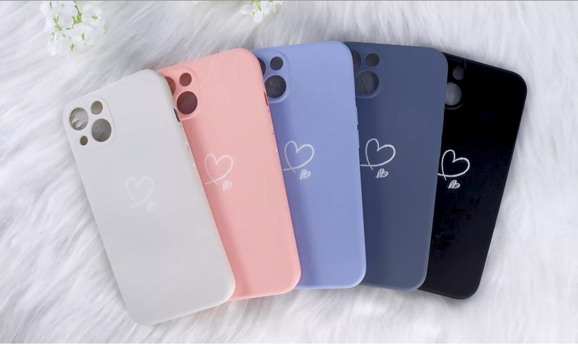 Coque IPhone XR Avec Motif Cœur 3D Coloré - Protection Souple TPU Pour Femmes Et Filles, Compatible Charge Sans Fil