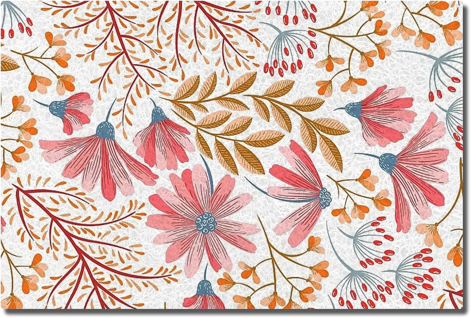 Non Slip Bathtub Mat 47x94in/4x8ft, Bath Mat for Tub, Soft PVC Loofah Shower Floor Mat with Drain, Quick Drying Bathroom Tub Mat for Wet Area, Without Suction Cup