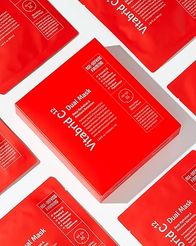 Miniatura 7 de Máscara facial coreana de doble máscara para antienvejecimiento, reafirmante, hidratante, nutritiva con péptido altamente concentrado, esencia de