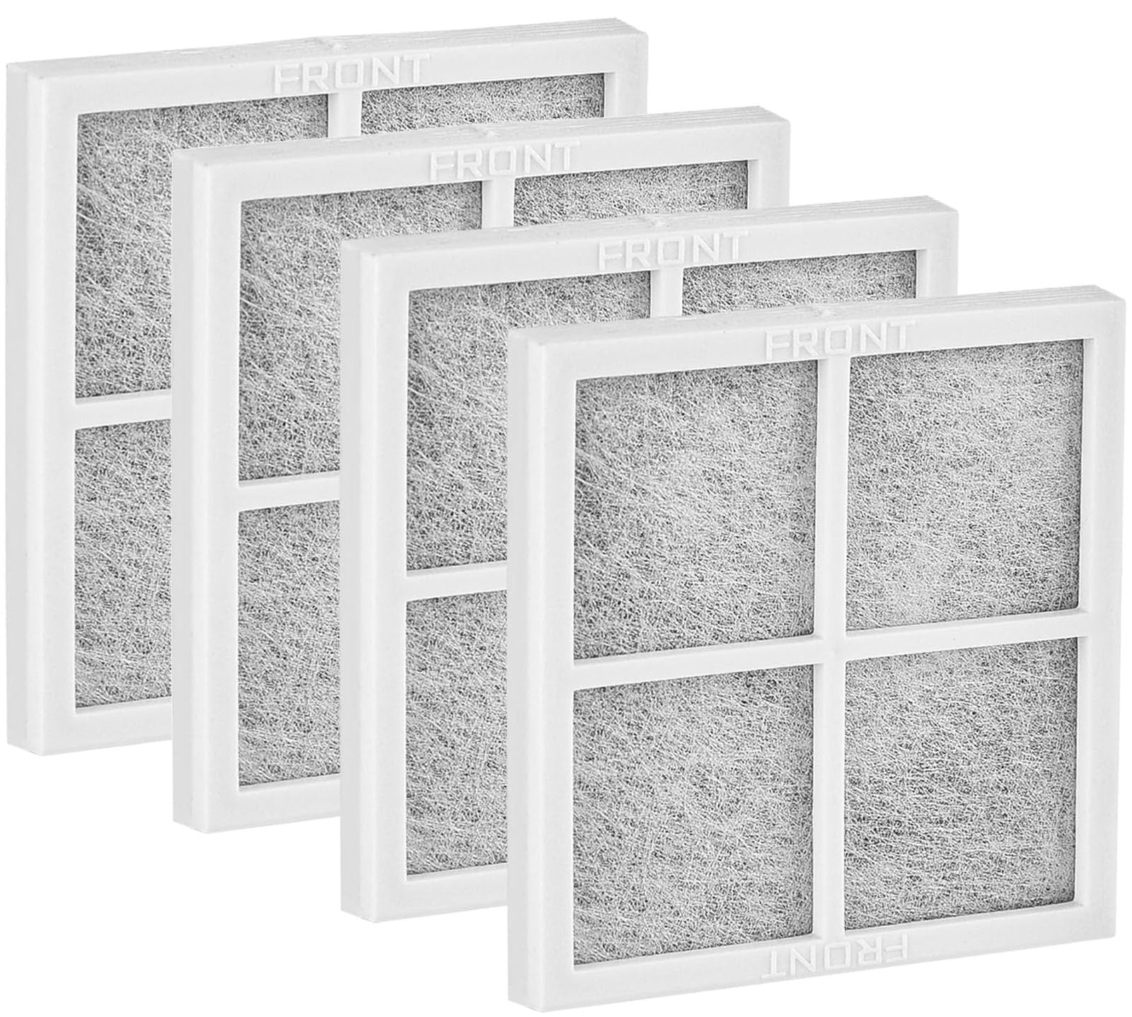 4 Pack Refrigerator Air Filter Replacement, Compatible with LG LT120F and Kenmore Elite 469918, 9918, ADQ73214402, ADQ73214403, ADQ73214404, LMXS30776S