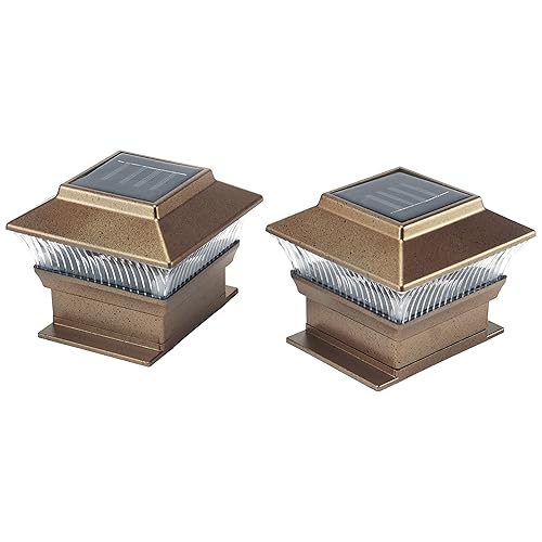 Solar Post Lights Amazon Co Uk