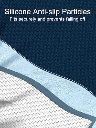 Miniatura 5 de Gorra de natación de silicona, gorra de natación YondestStars para mujereshombresjóvenes, gorras de baño para cabello largo y corto, accesorios de