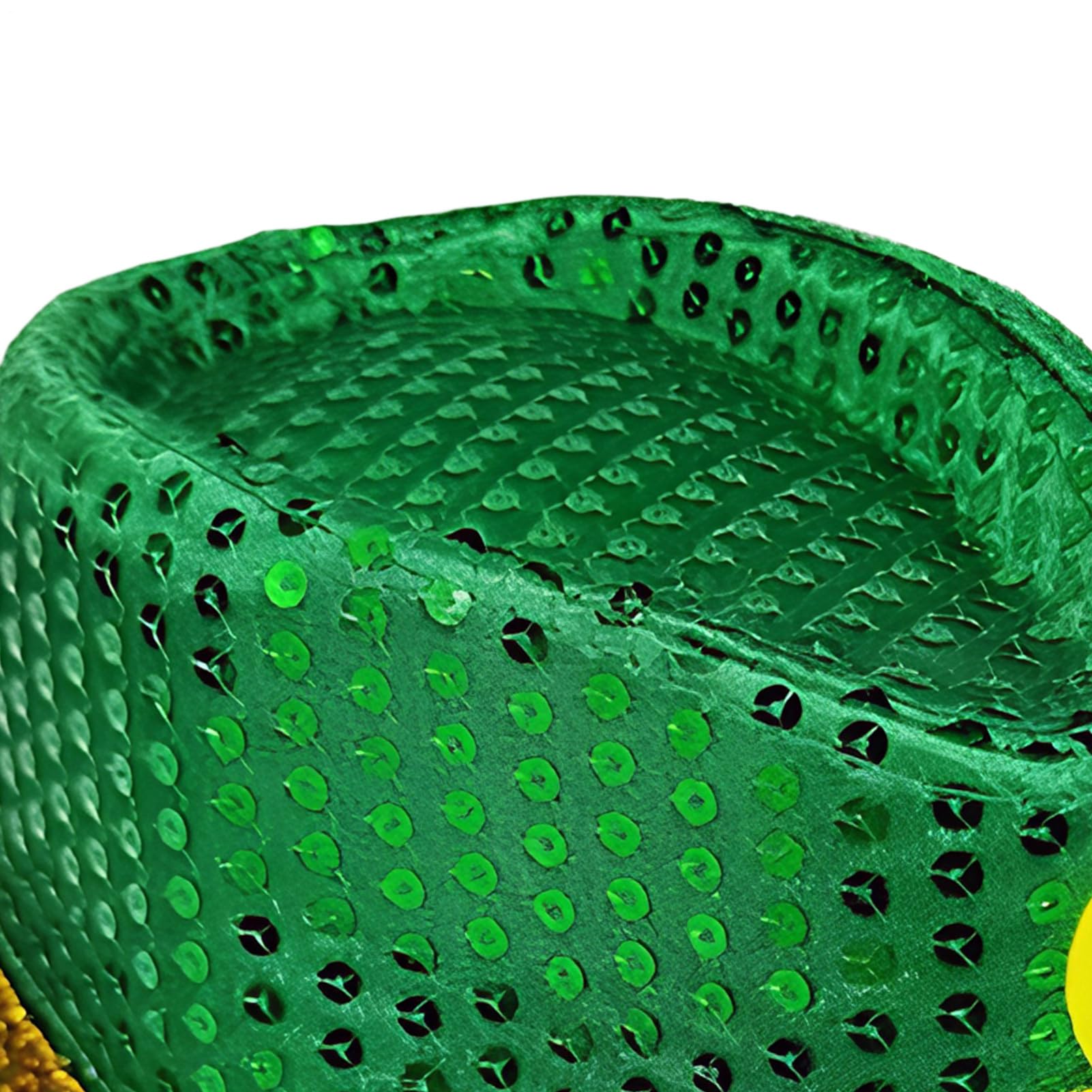 Cappello di San Patrizio – Cappello irlandese con paillettes e decorazione per feste, elegante cappello per costume per il giorno di San Patrizio, per adulti, bambini, donne, uomini, feste, festival