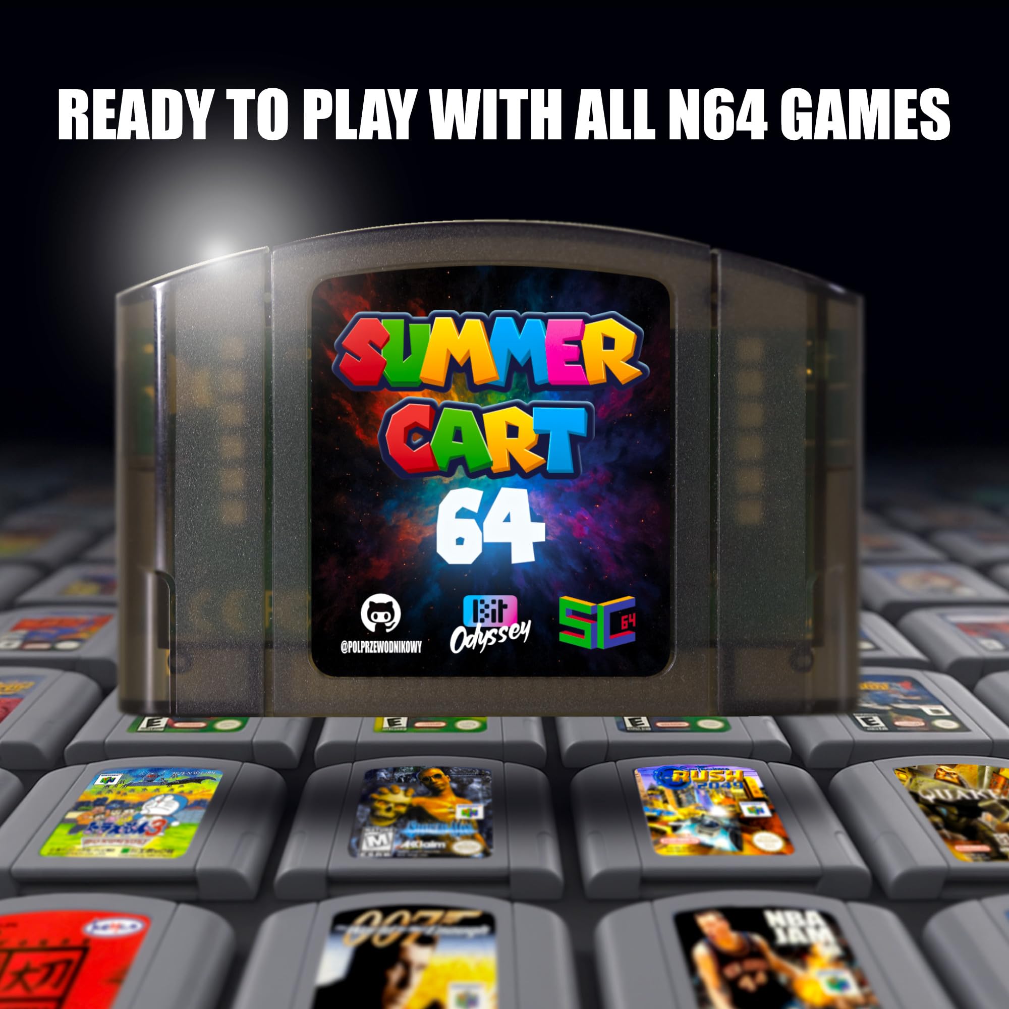 Amazon.com: Summer Cart 64 – Open Source N64 Flash Cartridge 