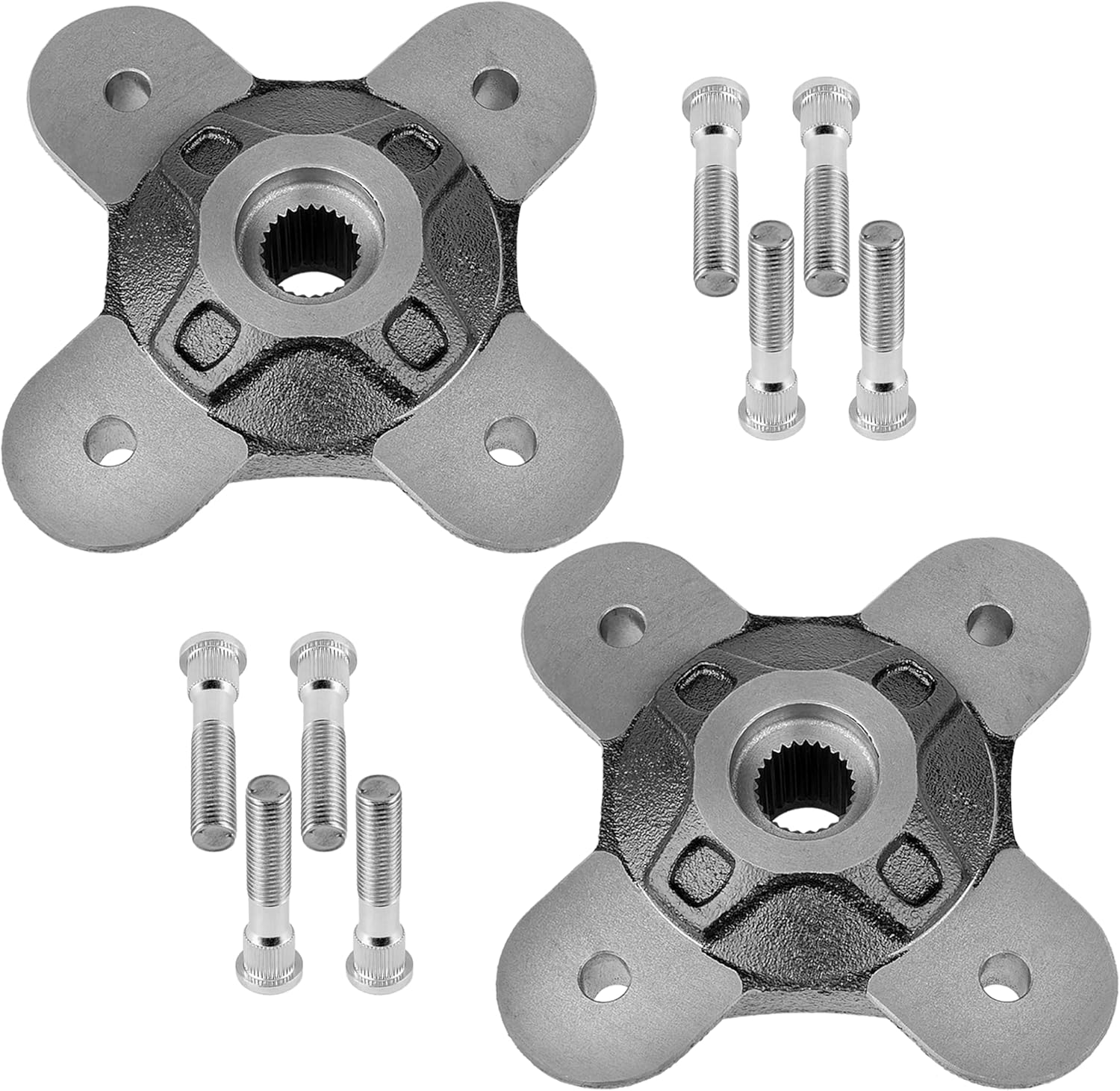 Caltric Front Rear Wheel Hub with Bolt Compatible with Polaris Rzr Xp 1000 / Rzr Xp 4 1000 2014-2017 / Rzr Xp Turbo/Rzr Xp 4 Turbo 2016-2017