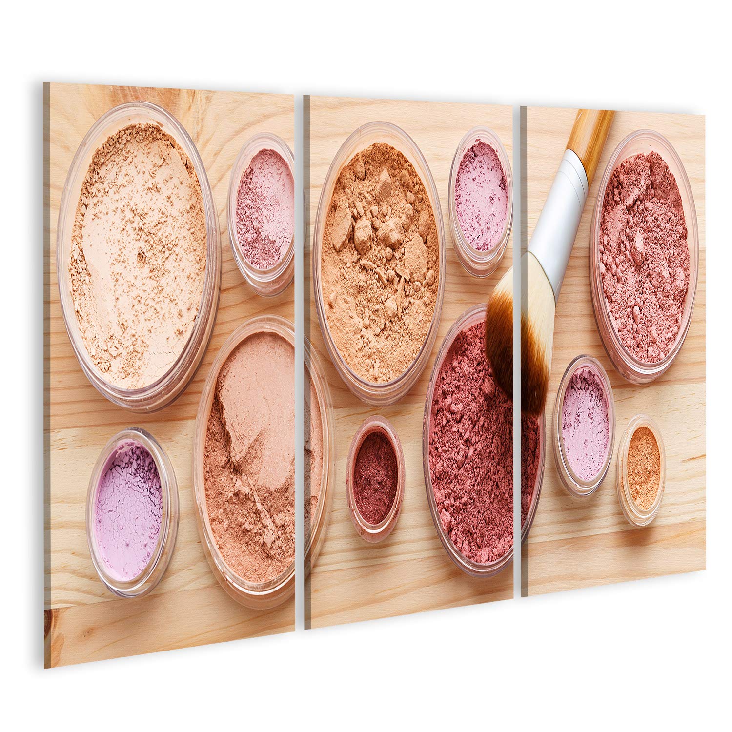 islandburner Prime Image sur toile Maquillage Poudre Produits Fond de Teint Blush Pinceau Images Murales Poster