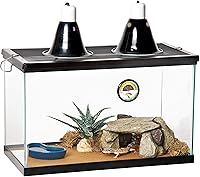 Vista 3 de Zilla hábitat para reptiles, decoración, roca, guarida, tamaño medio