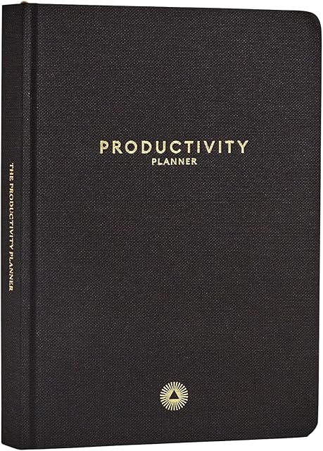 Productivity Planner :Plan Out Your Daily & Long Term Goals and Become More Productive this Year | Simple Daily Format - Increase Self Awareness and Productivity with Researched Productivity Principles