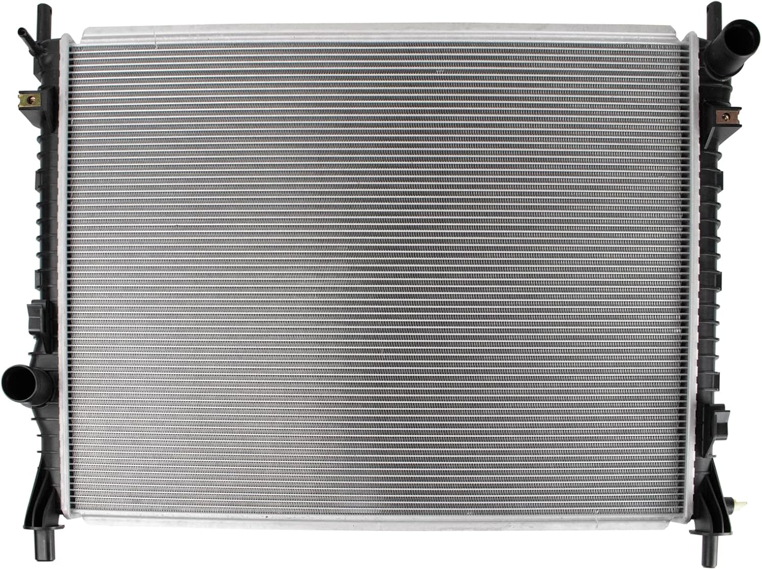 TRQ Radiator Assembly Aluminum Core Compatible with 15-20 Ford Mustang CU13488 CU13489