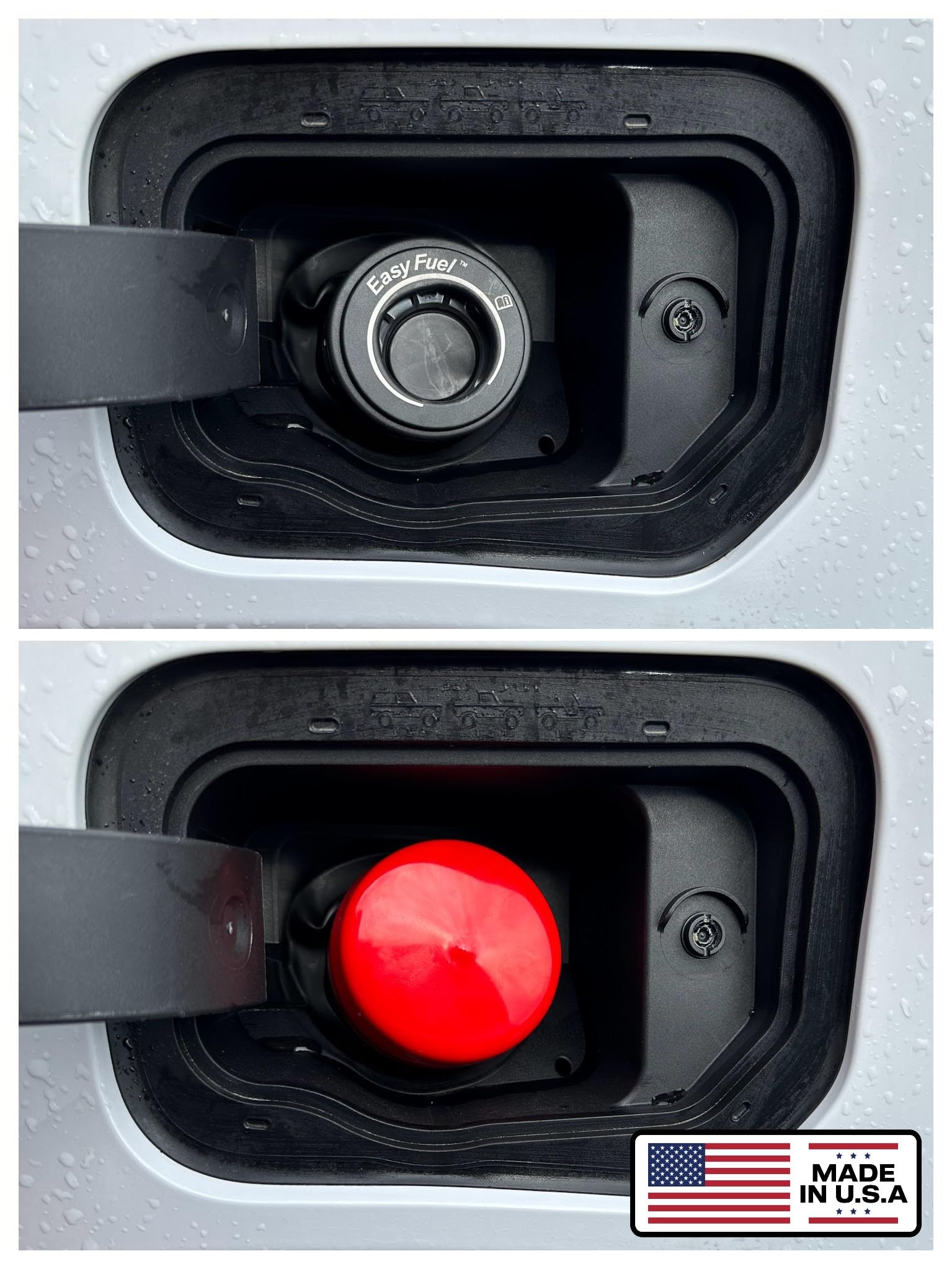 Capless Fuel Port Dust Cover For Dodge, Ram & Chrysler - 3D Printed US-Made Protection