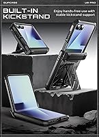 Vista 4 de SUPCASE for Samsung Galaxy Z Flip 7 Case with Built-in Stand & Belt-Clip (Unicorn Beetle Pro), [Hinge Protection]