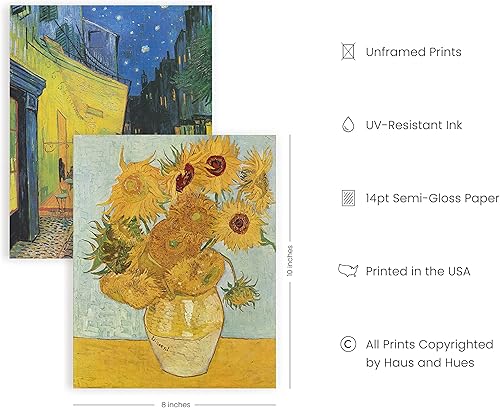 Miniatura 2 de HAUS AND HUES Van Gogh - Póster de Van Gogh, impresiones artísticas de Van Gogh, pinturas de Vincent Van Gogh, carteles e impresiones de pintura