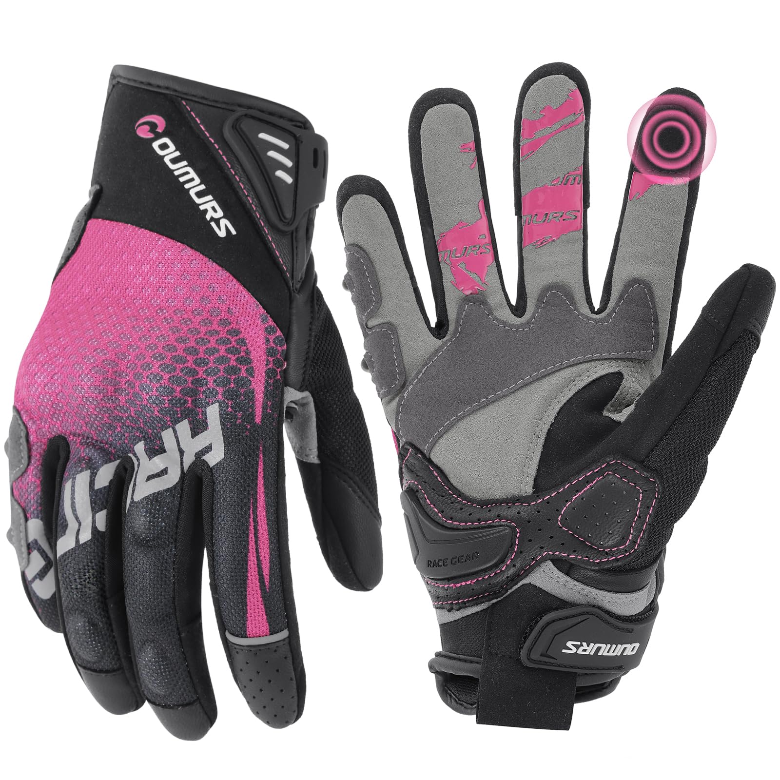 Motorcycle Gloves for Women Cycling Gloves for Outdoor Sports On-Road Off-Road Mountain Motorcycle Motorcross Motorbike