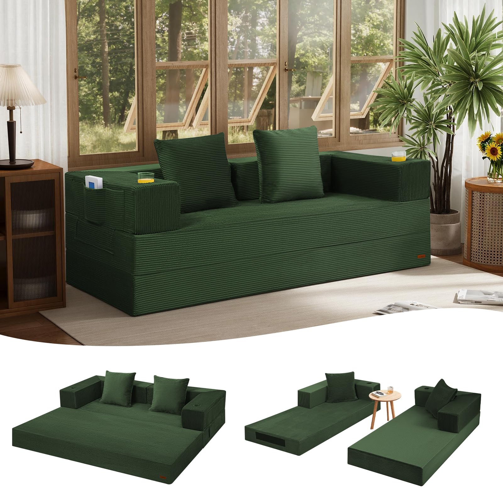COMAX Queen Size Boneless Couch