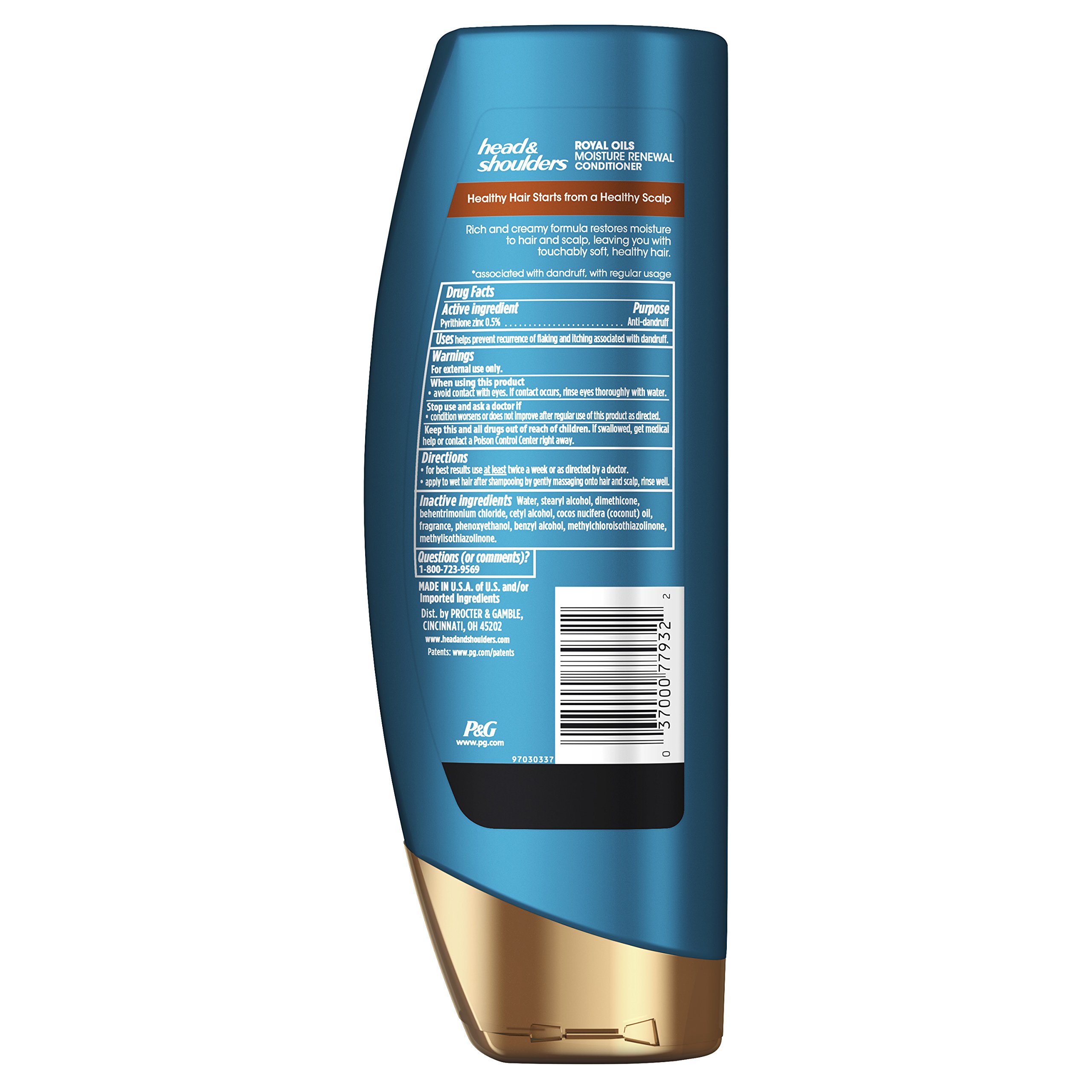 Buy Head and Shoulders Conditioner, Moisture Renewal, Anti Dandruff