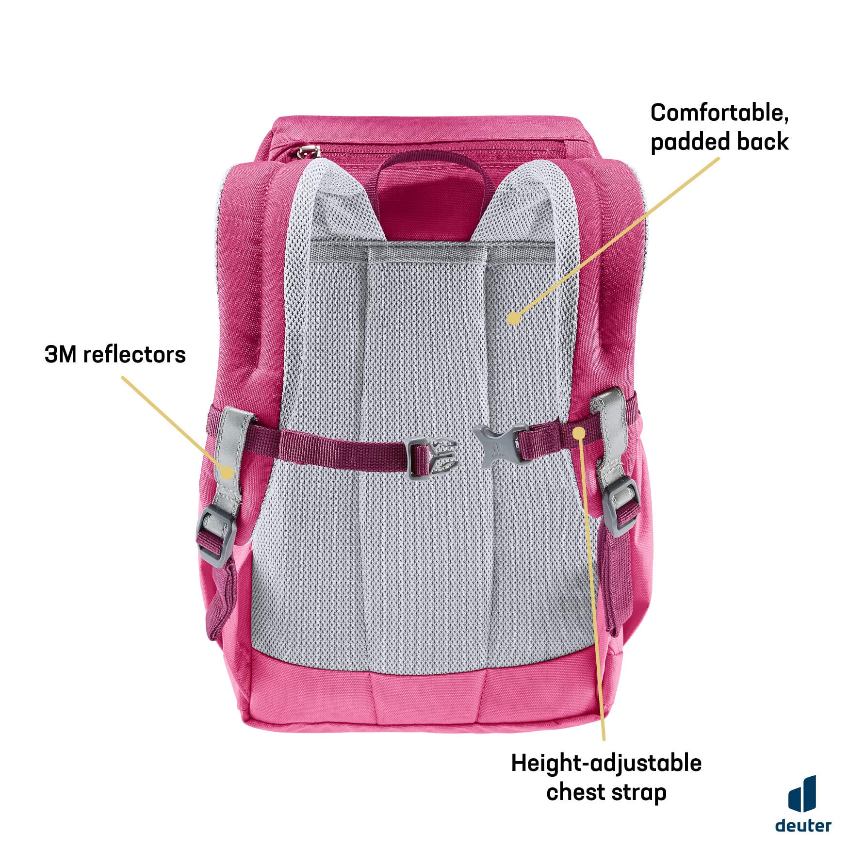 Deuter Uniseks - Dzieci 3610121 Plecak Dziecięcy, Rózowy, 8 l