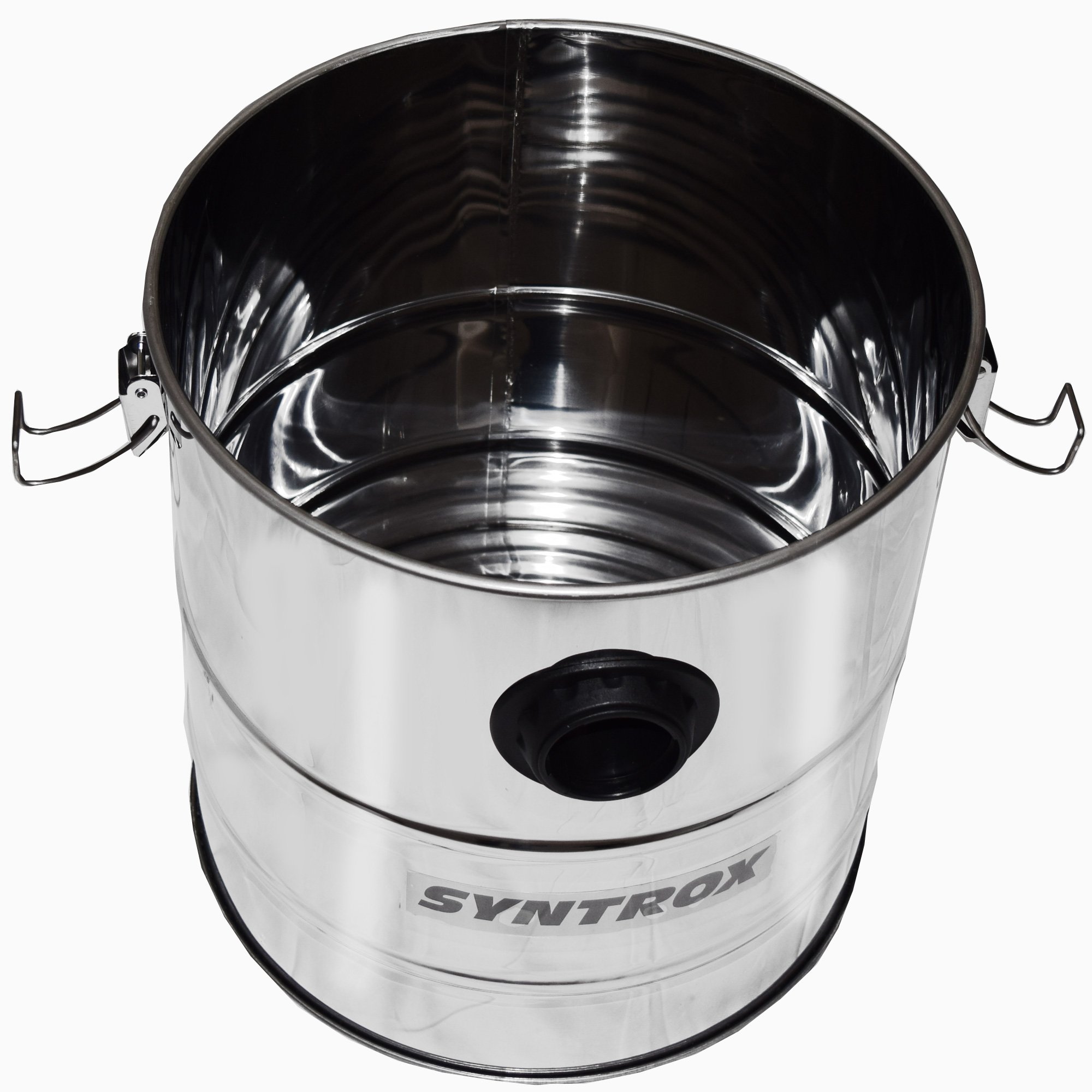 Syntrox Germany Edelstahl bis 20 Liter Aschesauger mit Motor Feinstaubsauger AC-1000-R Vesuv