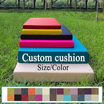 Cushion Custom Window Bench Pillows Chair Cushions Indoor Furniture Removable Cover Anti-Slip Indoor Furniture Cushions Personalize Sofa Couch Chair Cushion