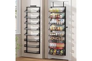 Pantry Door Spice Rack with Mounting Screws