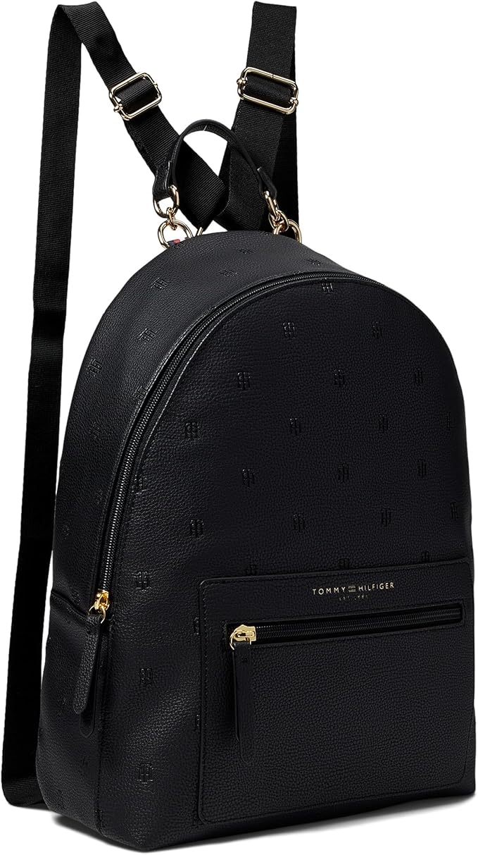 Tommy Hilfiger Amelia II Medium Dome BackpackEmbossed TH