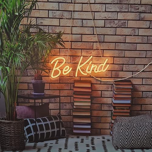 Miniatura 10 de Letrero de luz de neón, letrero de luz dura de trabajo, letreros de luz de neón LED para decoración de pared, letrero LED alimentado por USB para