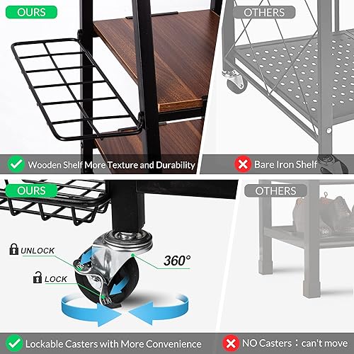 Miniatura 4 de Sttoraboks Organizador de almacenamiento de bolsas de golf, estante para bolsas de golf para 23 bolsas de golf y accesorios de equipo de golf,