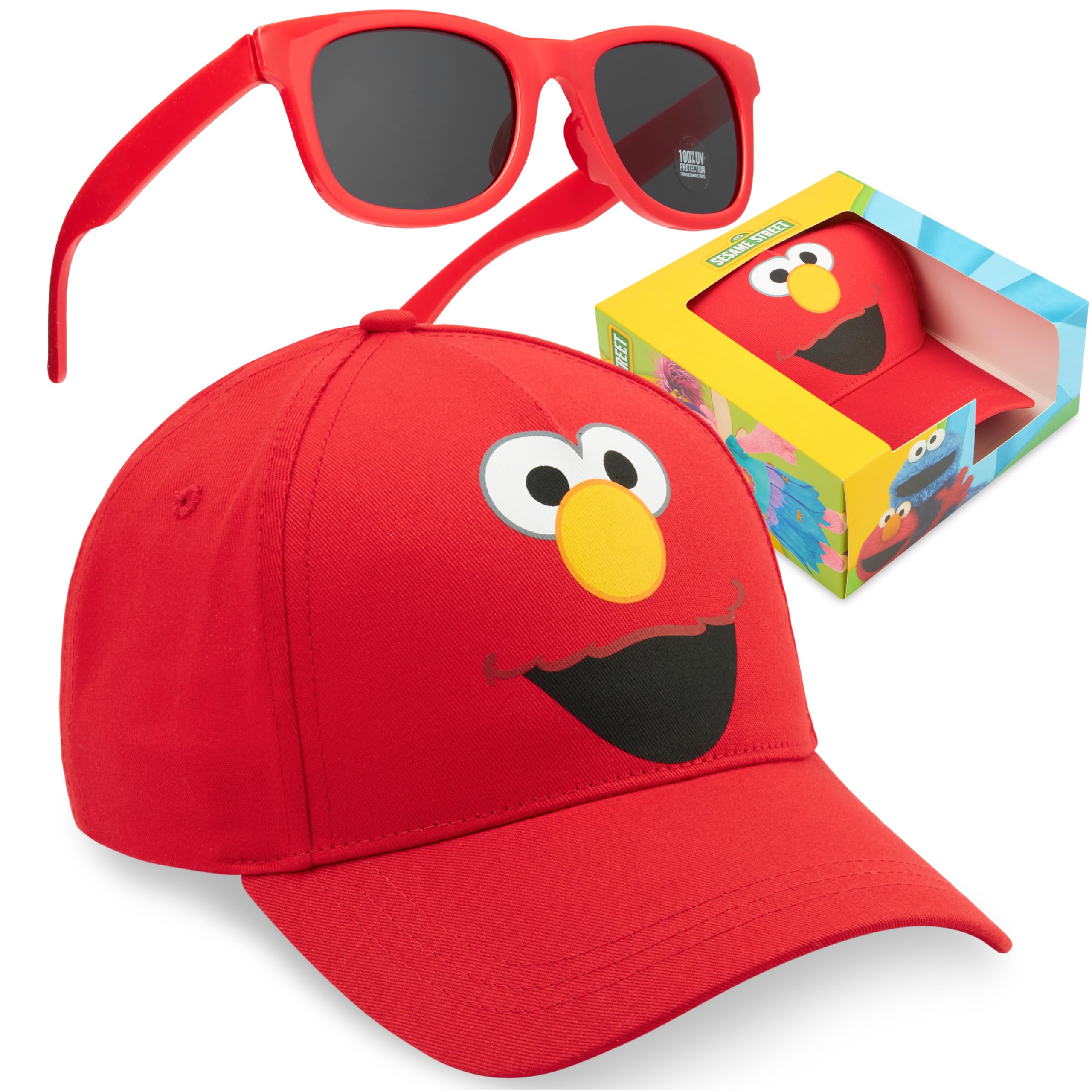 Paw Patrol | Hot Wheels | Sesame Street Kids Baseball Cap &amp; Sunglasses Set with UV Protection, Gifts for Boys 2–6
