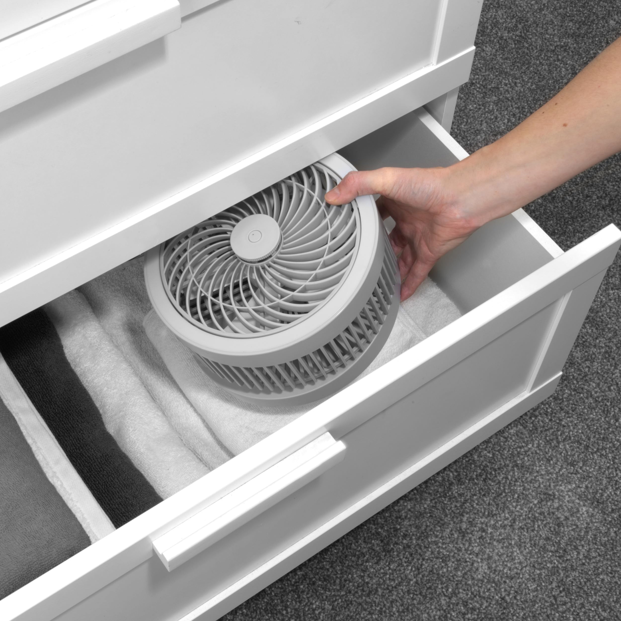 Ventilatore Pieghevole 3-in-1 Beldray COMBO-7319 – LED Ricaricabile 9W – Blu