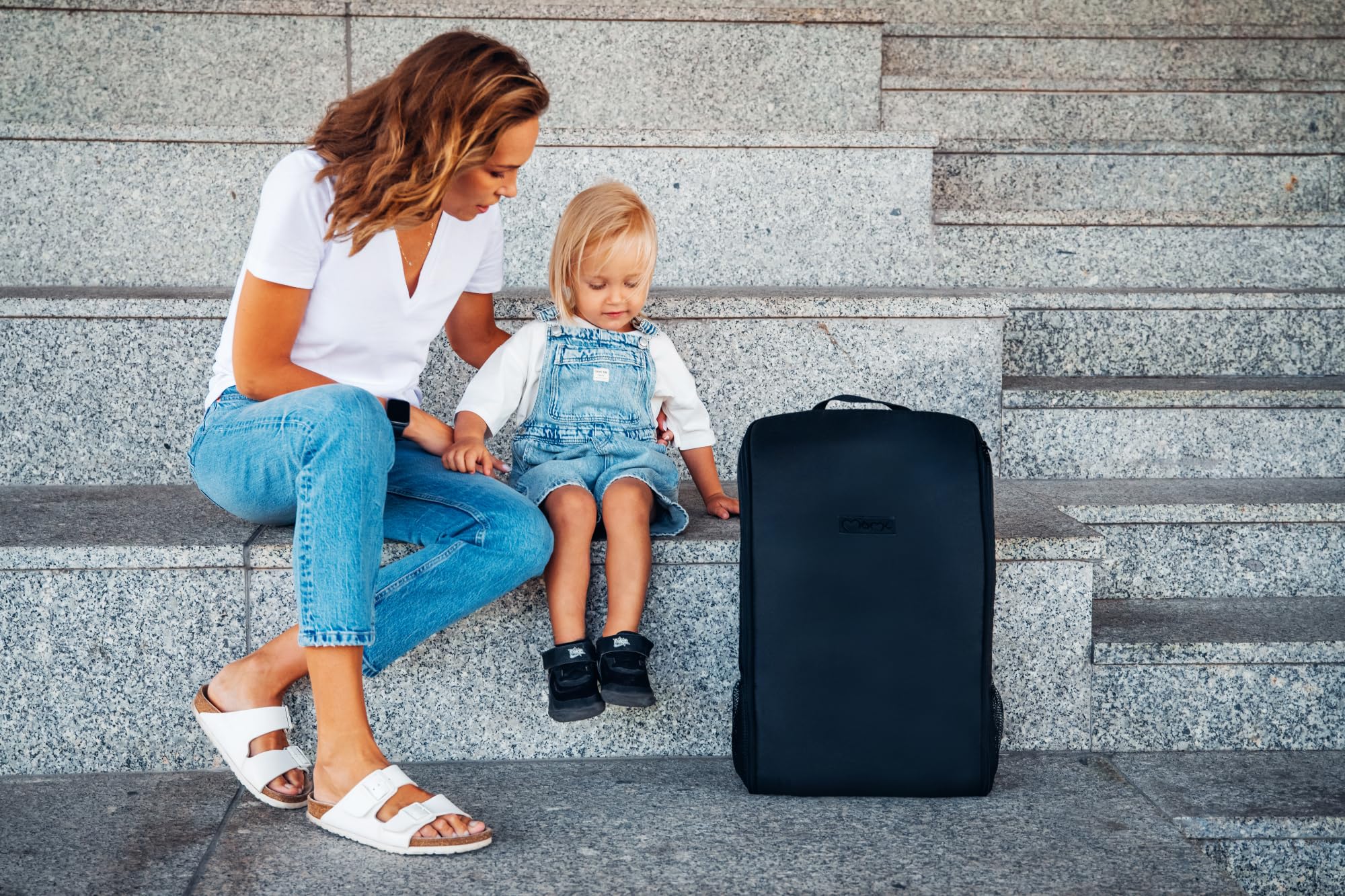 Momi GRACE wózek dziecięcy dla dzieci w wieku od 6 miesięcy (do 15 kg), składany wózek dziecięcy z 5-punktową uprzężą, kosz na zakupy,