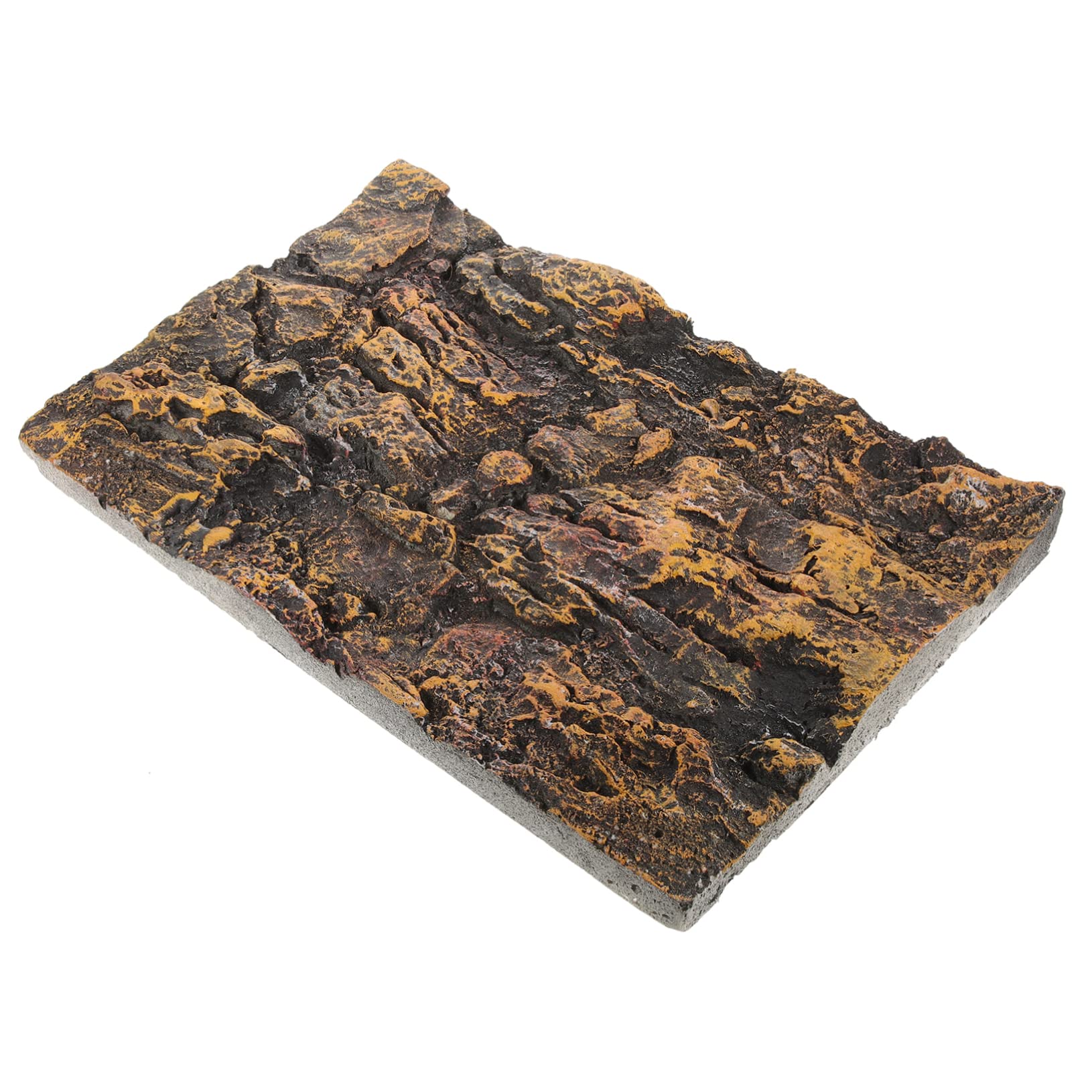 Abaodam 10piezas Fondo Decorativo para Acuarios y Terrarios Diseño De Rocas para Tanques De Reptiles y Peceras Fácil Instalación Resistente Olores para Tortugas y Reptiles
