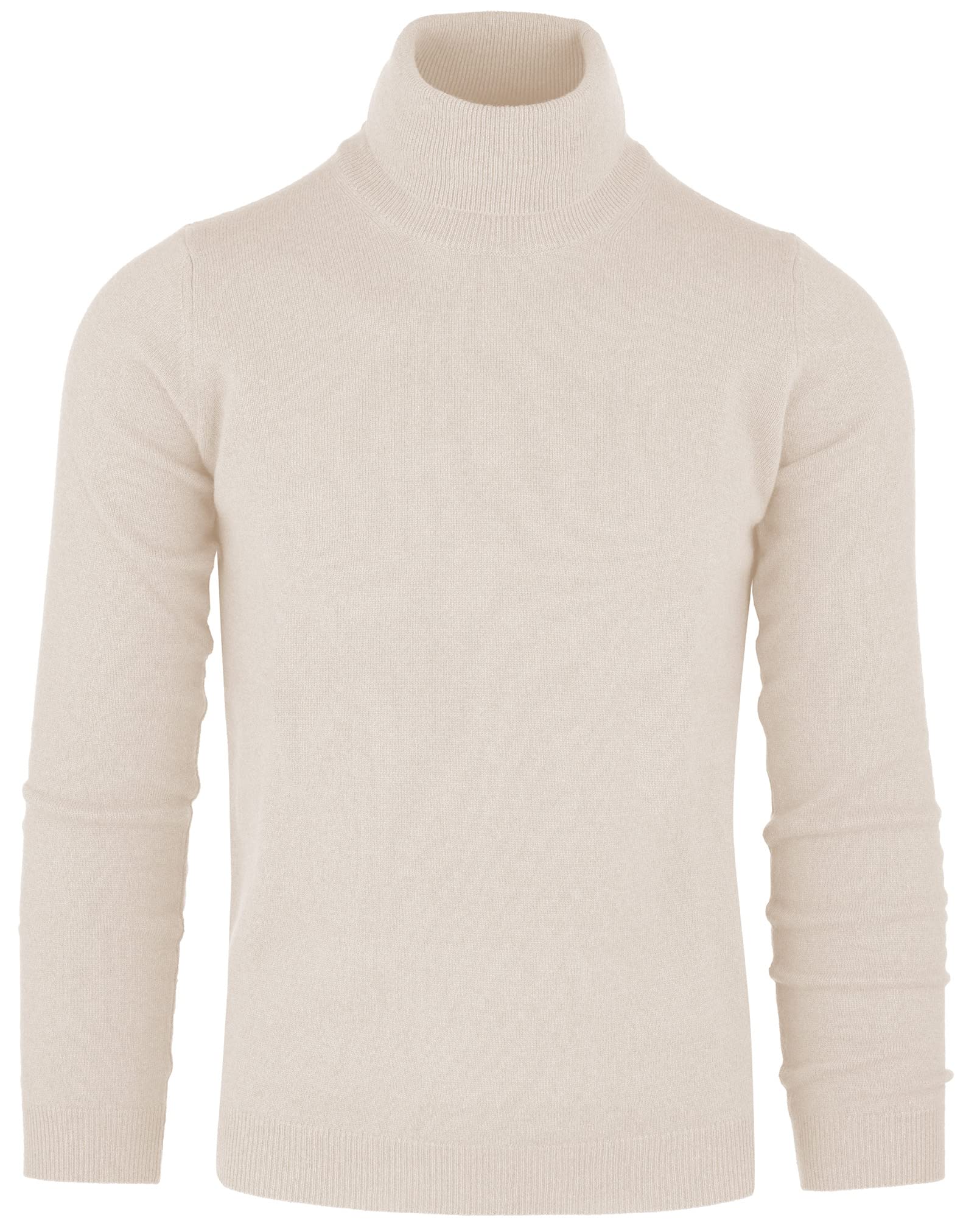 Dolcevita - Jersey para hombre, 30% puro cachemir, 70% pura lana, fabricado en Italia, manga larga, suave y cálido