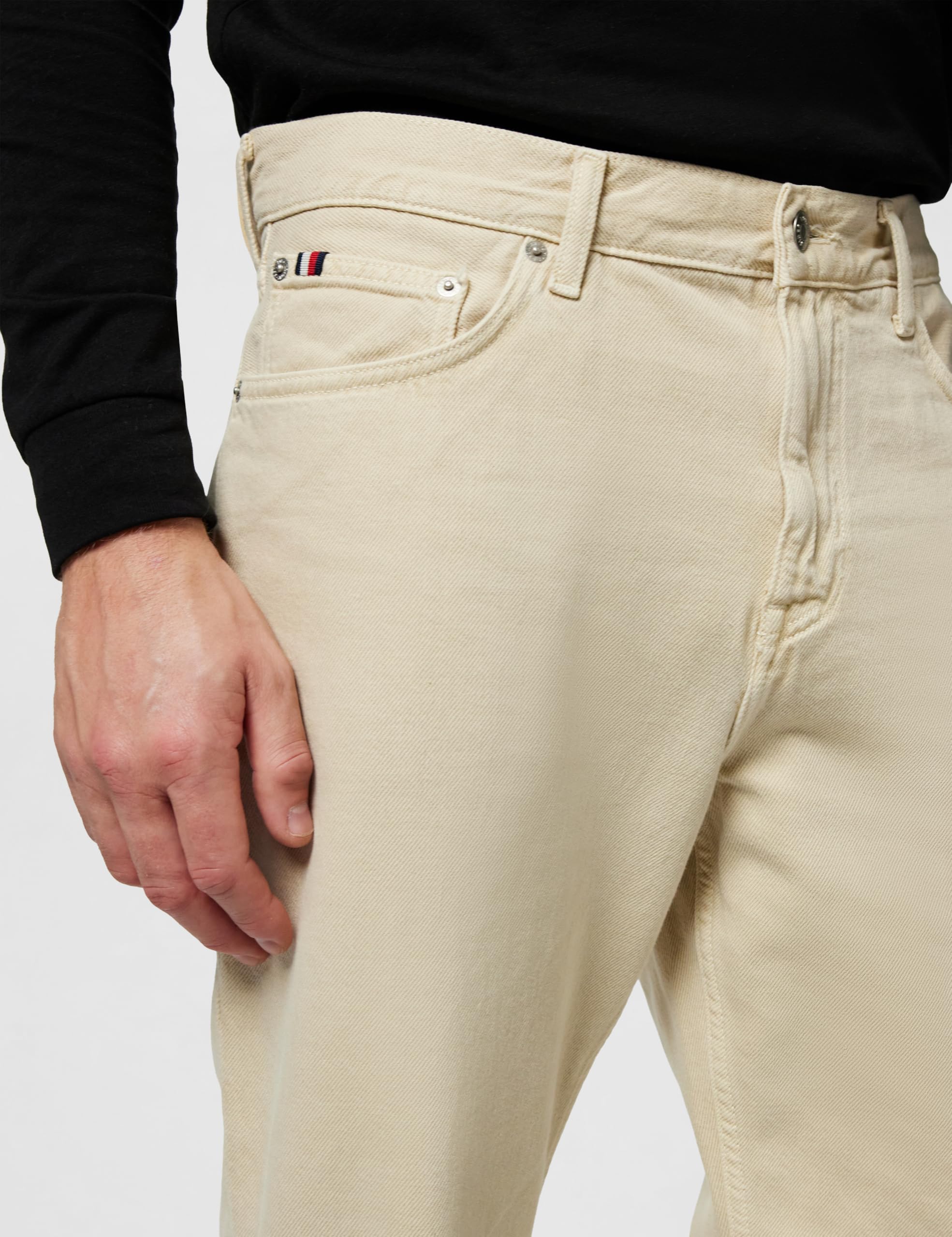 Tommy Hilfiger Herren Jeans Hose Tapered Harlem Mid Rise