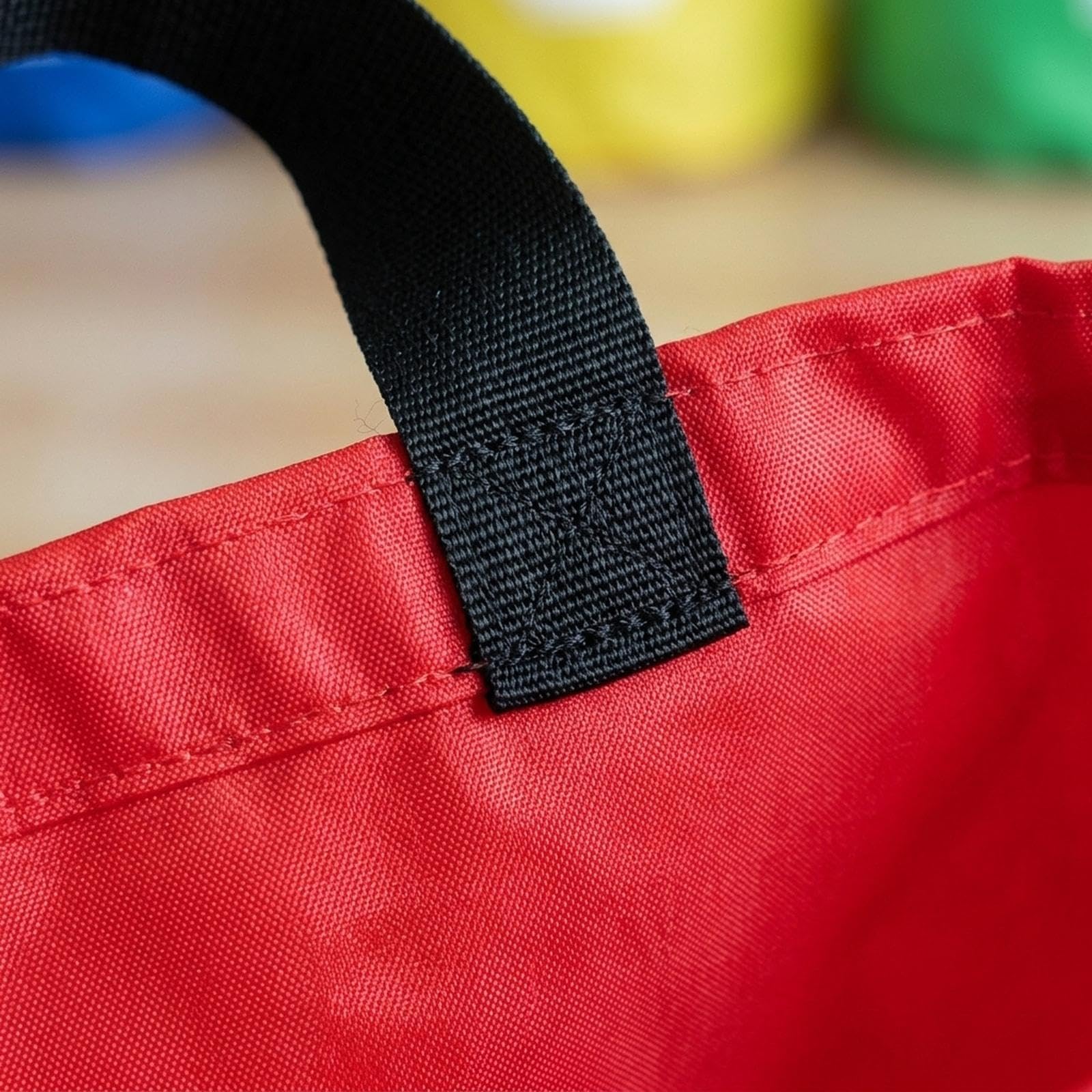 Set mit 4 Hüpfbeuteln Zum Einkaufen, Aus Strapazierfähigem Und Wiederverwendbarem Stoff mit Griff, Fördert Die Koordination, Ideal für Familienfeiern.