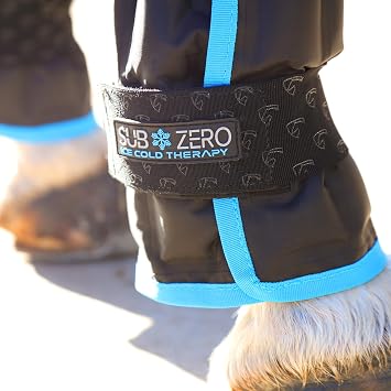 Shires ARMA Subzero Ice Boots - Cold Therapy Cooling Leg Wraps for Horses Default Title