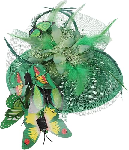 Miniatura 2 de FRCOLOR Tocado con diseño de mariposas para fiesta de té