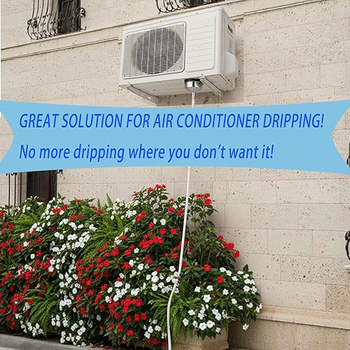 Miniatura 7 de Enjoyment Kit de drenaje magnético de aire acondicionado de ventana de 6 pies, kit universal de manguera de drenaje de aire acondicionado portátil